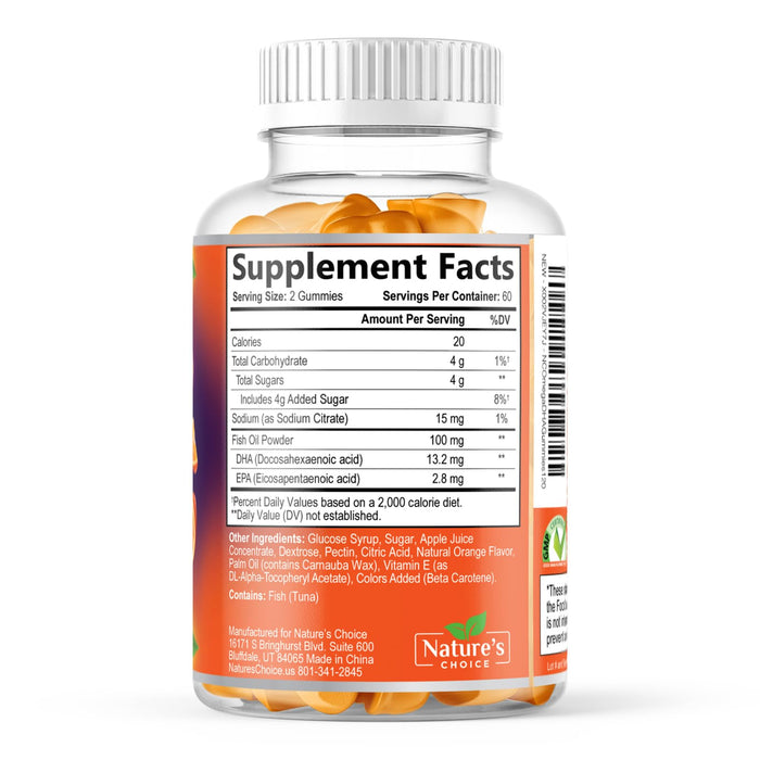 Omega-3 Fish Oil – 120 Gummies