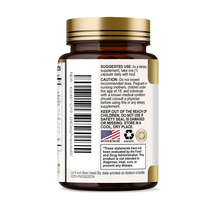 Probiotics 60 Billion CFU + 10 Strains – 60 Capsules