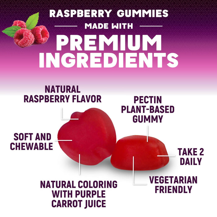 Multivitamin Gummies for Adults, Daily Gummy Vitamins & Minerals for Women & Men, Immune Support Gummy Multivitamins Supplement, Adult Multi VIT Vitamin with Vitamins A, C, D3, B12, Zinc, 60 Gummies
