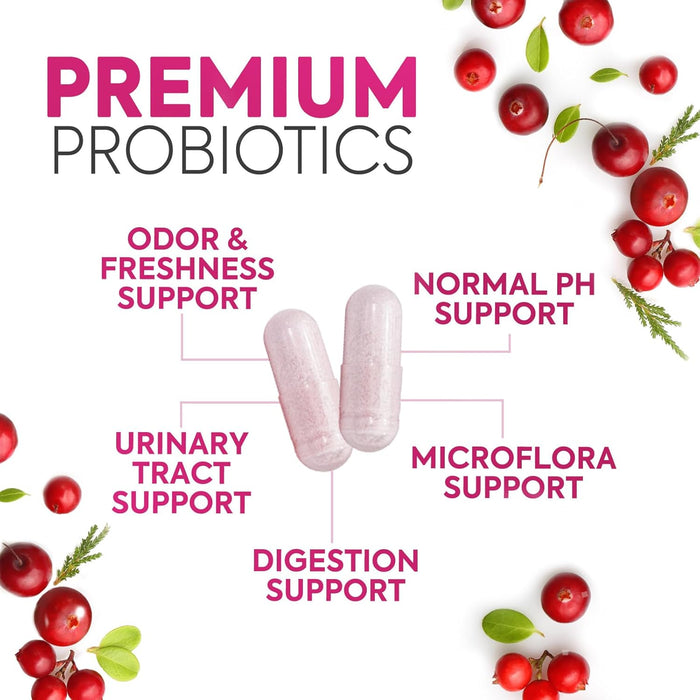 Probiotics For Women 50 Billion CFU - Women's Probiotic For Digestive Health 16 Unique Strains - Daily Vaginal PH Balance & Feminine Health Support, Womens Probiotic With Acidophilus - 60 Capsules