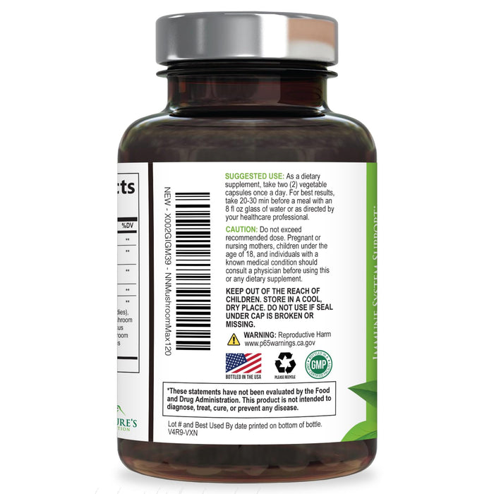 Mushroom Nootropic 1330mg – 120 Capsules