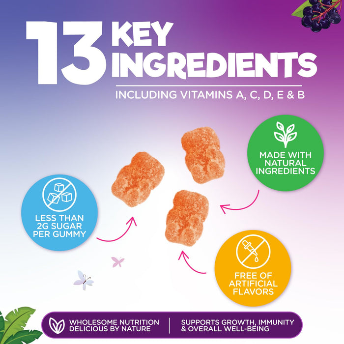 Multivitamin for Kids Gummies with Vitamin C – 120 Gummies