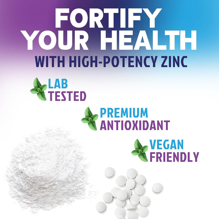 Zinc Supplement 40mg - Immune Support for Women & Men - High Potency Antioxidant, Chelated for Superior Absorption, Dietary Supplement Vitamin for Immune Health Support