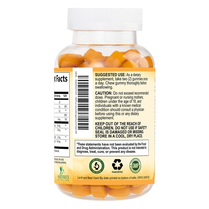 Turmeric Gummies with Black Pepper & Ginger for Absorption – 120 Gummies