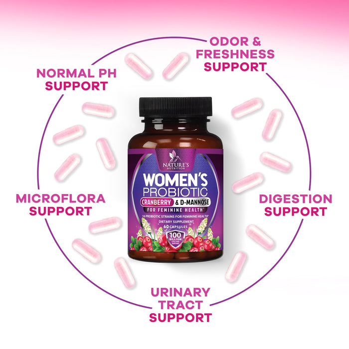 Probiotics for Women 60 Billion CFU – 60 Capsules