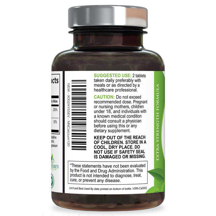 Calcium with Vitamin D – 1200mg – 120 Tablets