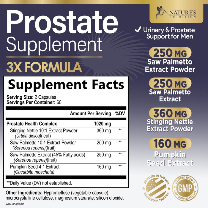 Men’s Prostate Support Formula – 120 Capsules