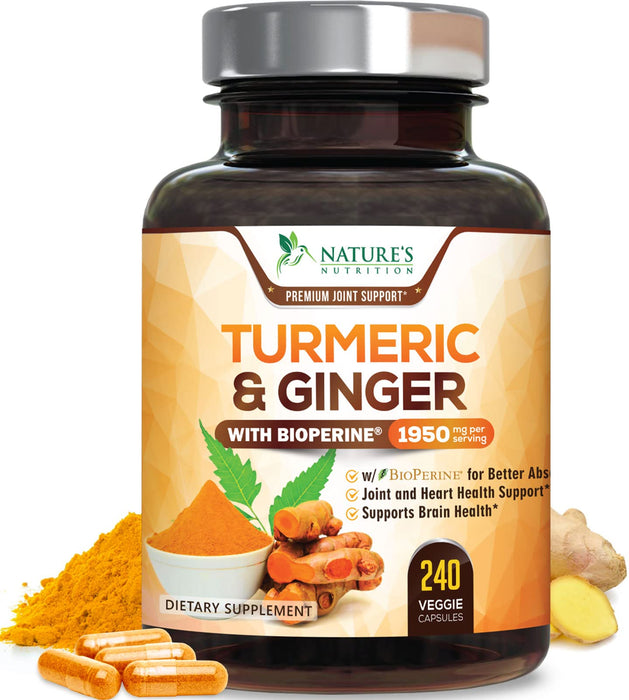 Turmeric Curcumin 1950mg – 240 Capsules