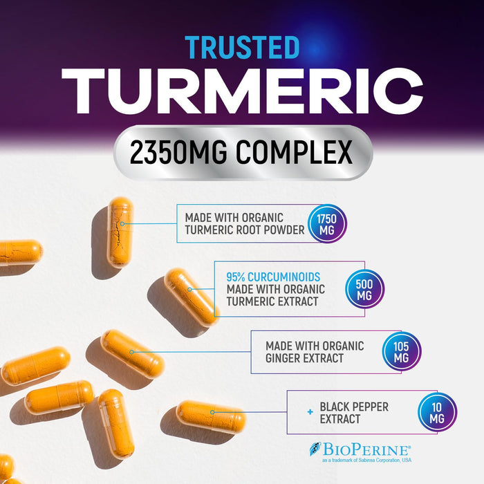 Turmeric Curcumin 2350mg – 240 Capsules
