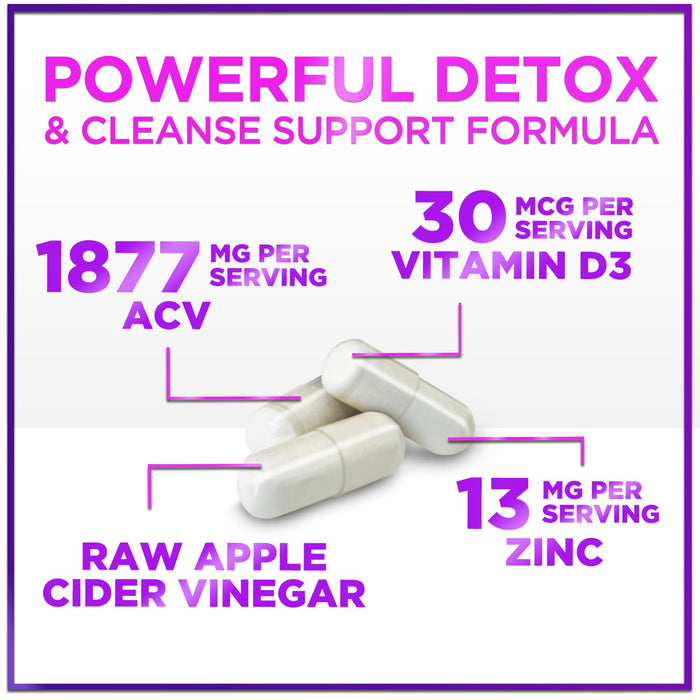 Apple Cider Vinegar Pills from the Mother – 1877mg – 120 Capsules