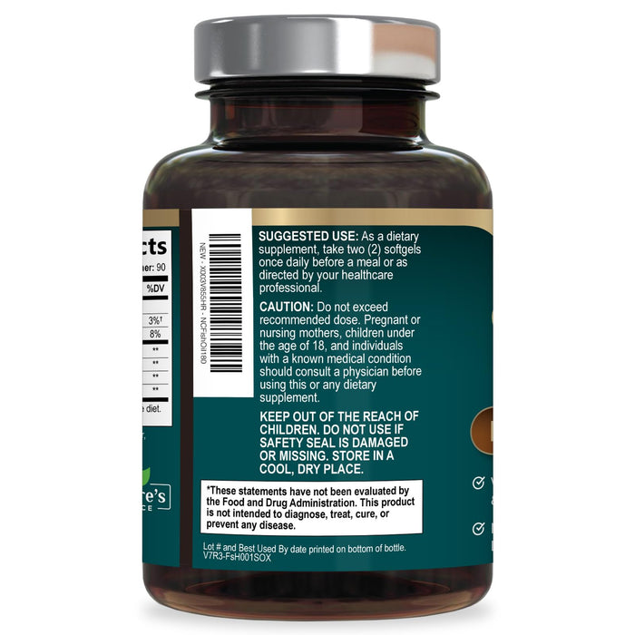Omega-3 Fish Oil – 2400mg – 180 Softgels