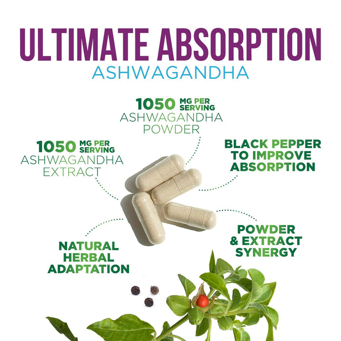 Ashwagandha 2100mg – 60 Capsules