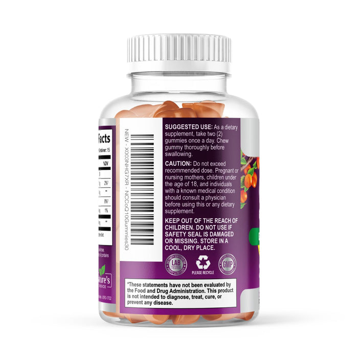 CoQ10 100mg Gummies – 30 CoQ10 Gummies