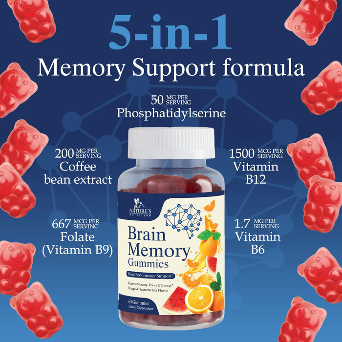 Brain Gummies – 60 Gummies