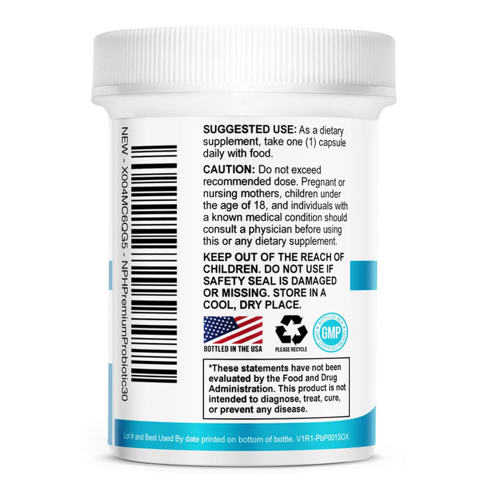 Nature's Physician Probiotics – 100 Billion CFU – 30 Capsules