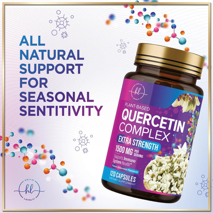 Quercetin 1000mg Servings – 120 Capsules