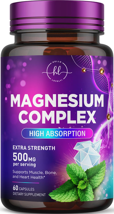 Magnesium Complex 500 mg – 60 Capsules