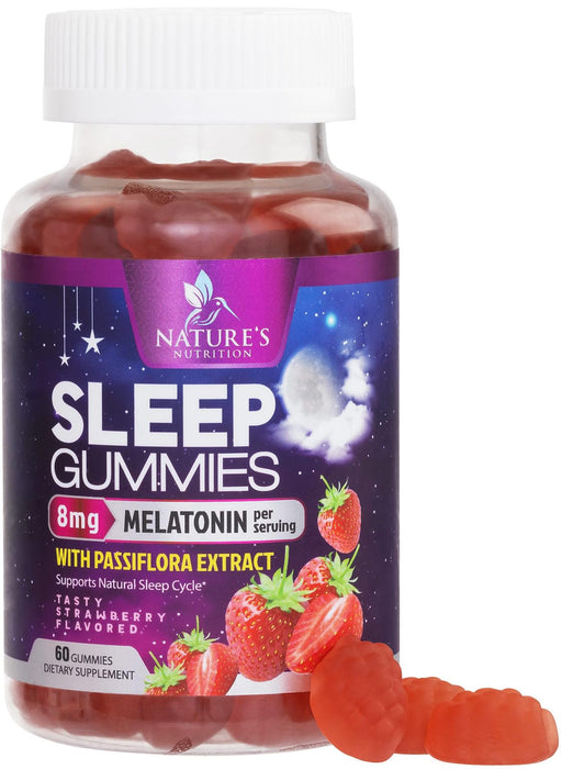Melatonin Sleep Gummies – 8mg – 60 Count