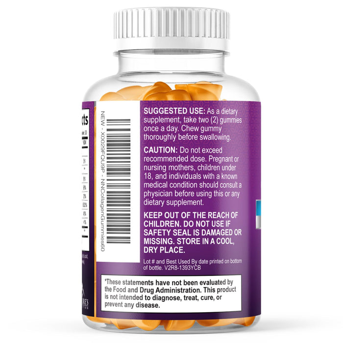 Collagen Gummies for Women with Vitamin C – 60 Gummies