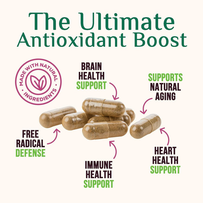 Resveratrol 1800mg Per Serving - Potent Antioxidants for Immune Support - Extra Strength Trans-Resveratrol Supplement Supports Healthy Aging & Heart Health - from Natural Polygonum Root