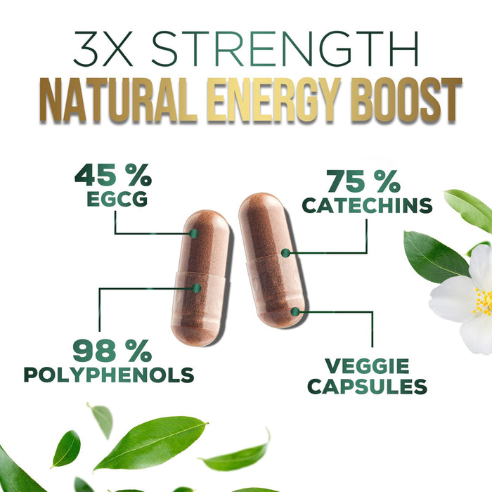 Green Tea Extract Capsules with EGCG – 1000mg – 240 Capsules