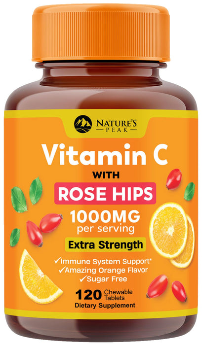 Vitamin C 1000mg Chewable – 120 Tablets