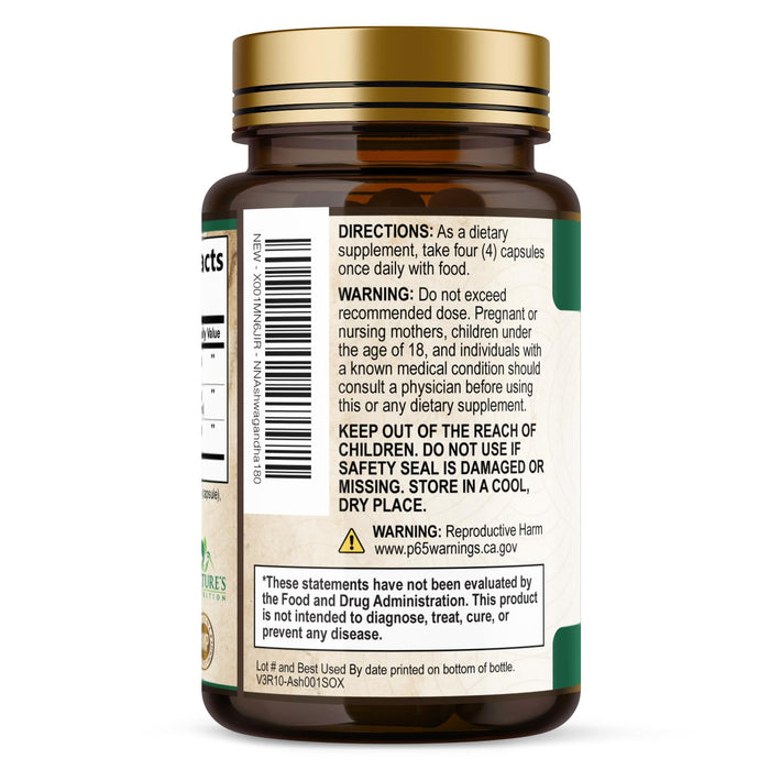 Ashwagandha Capsules – 2100mg – 180 Capsules