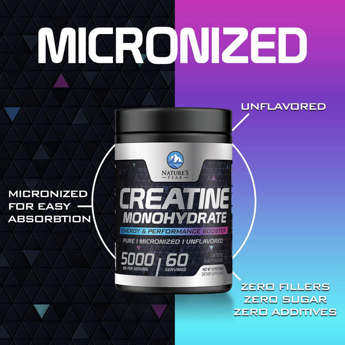 Creatine Powder 5000mg (5g) – 60 Servings