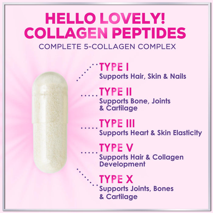 Multi Collagen Peptides – 120 Capsules
