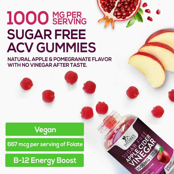 Apple Cider Vinegar Gummies for Weight Loss 1000mg – 120 Gummies