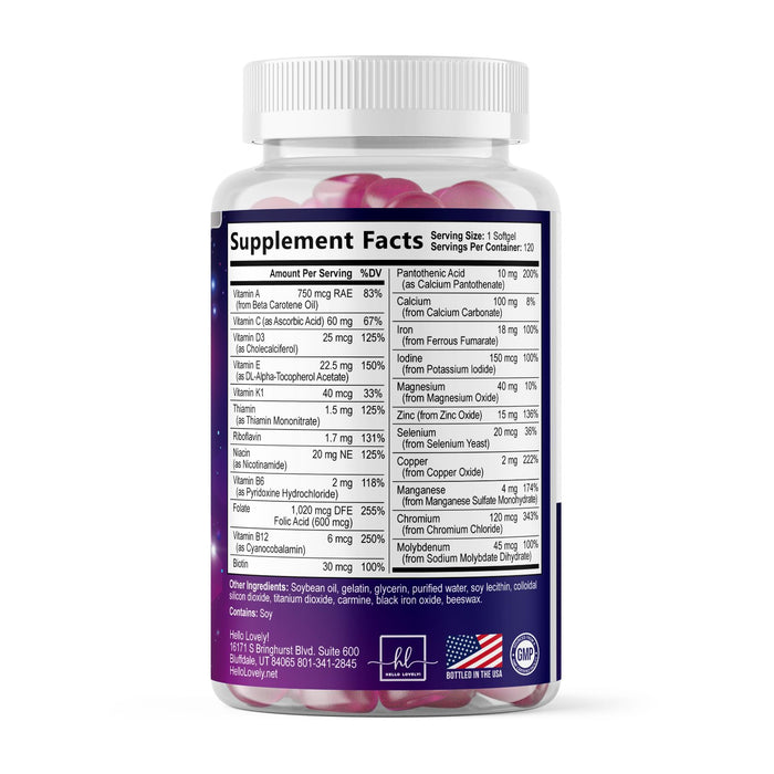 Women’s Daily Multivitamin – 120 Softgels