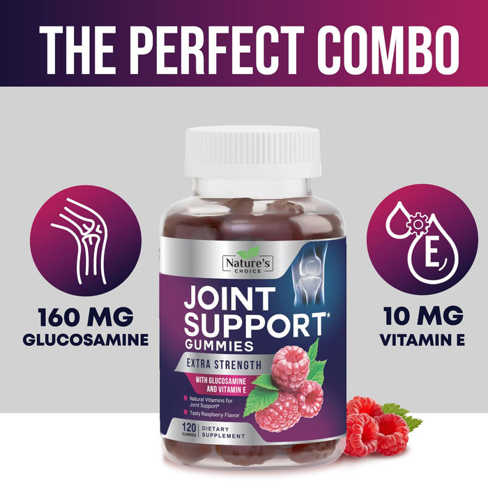Joint Support Gummies Glucosamine Gummy with Vitamin E – 120 Gummies