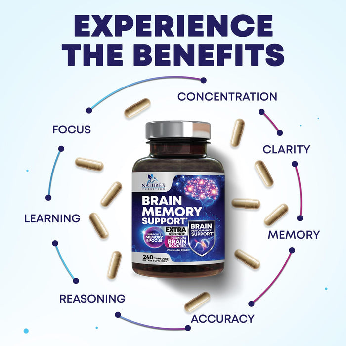Brain Memory – 240 Capsules