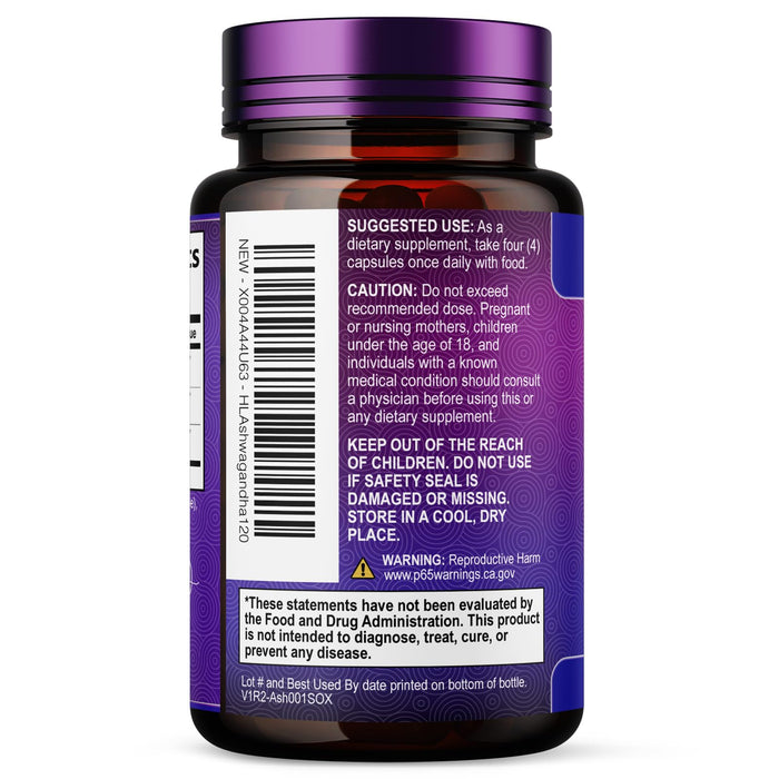 Ashwagandha 2,100 mg – 120 Veggie Capsules