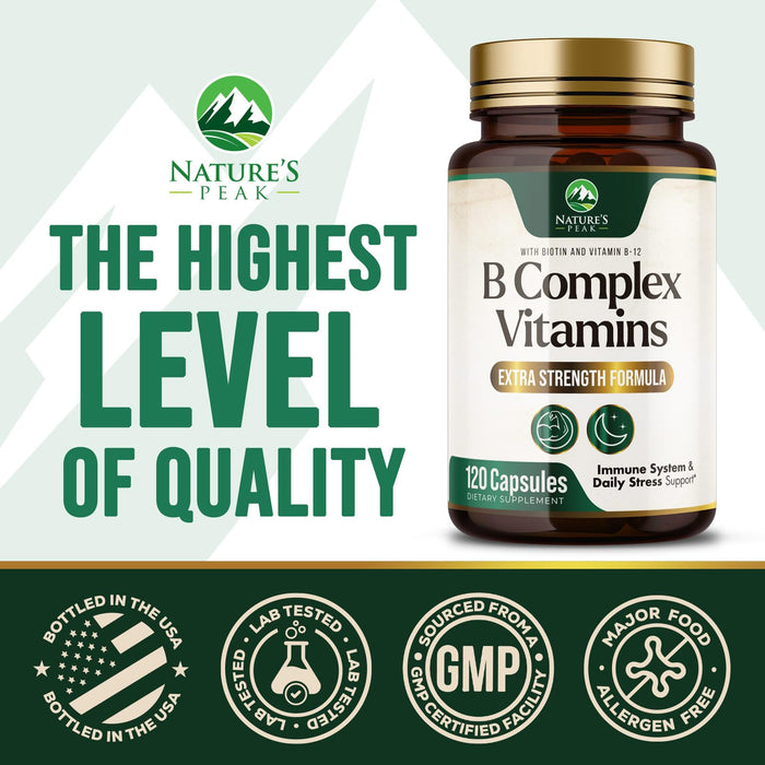 B Complex Vitamin 1000mcg – 120 Capsules