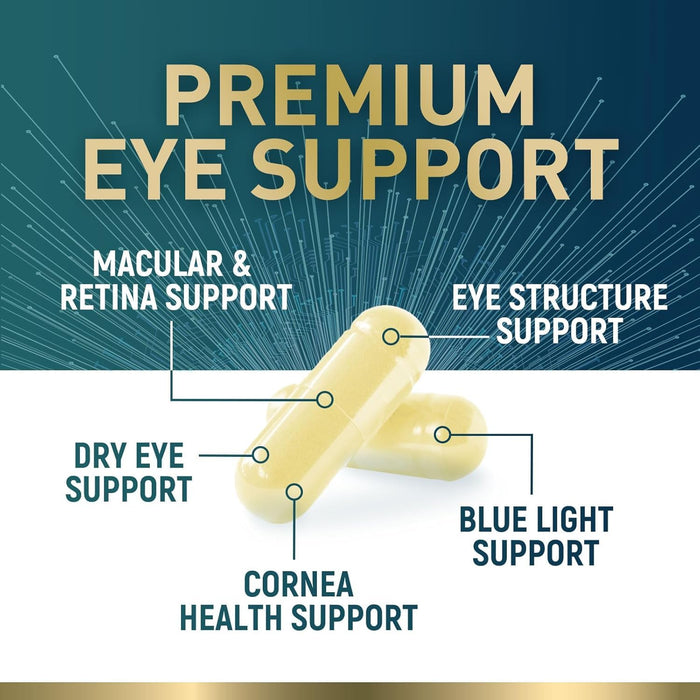 Eye Vitamins with Lutein & Zeaxanthin – 120 Capsules
