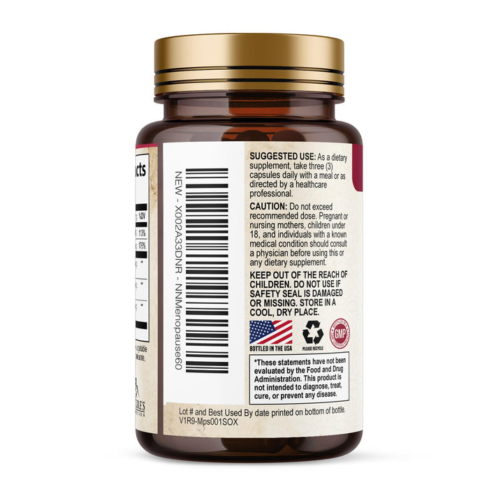 Menopause for Women with Black Cohosh – 60 Capsules