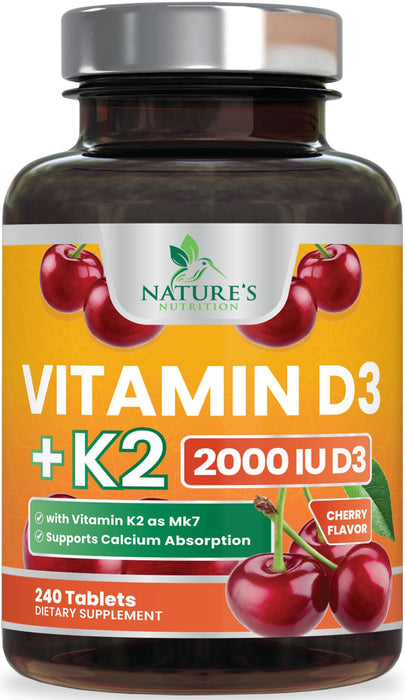 Vitamin D 2000 IU 50mcg Per Serving – 240 Tablets