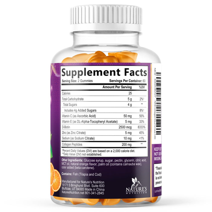 Collagen Gummies for Women with Vitamin C – 120 Gummies