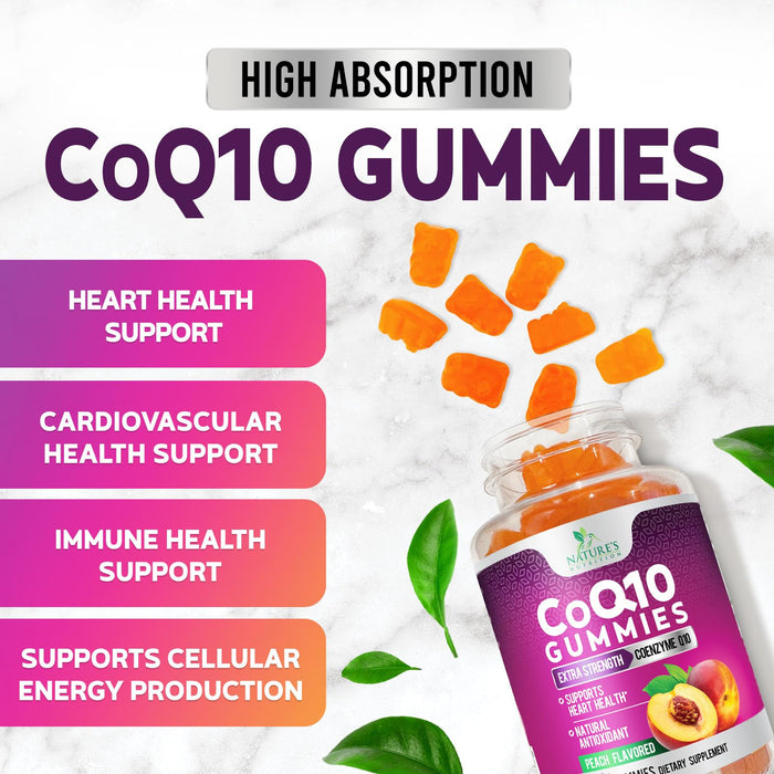 Nutrition CoQ10 Gummies 100mg – 60 Count