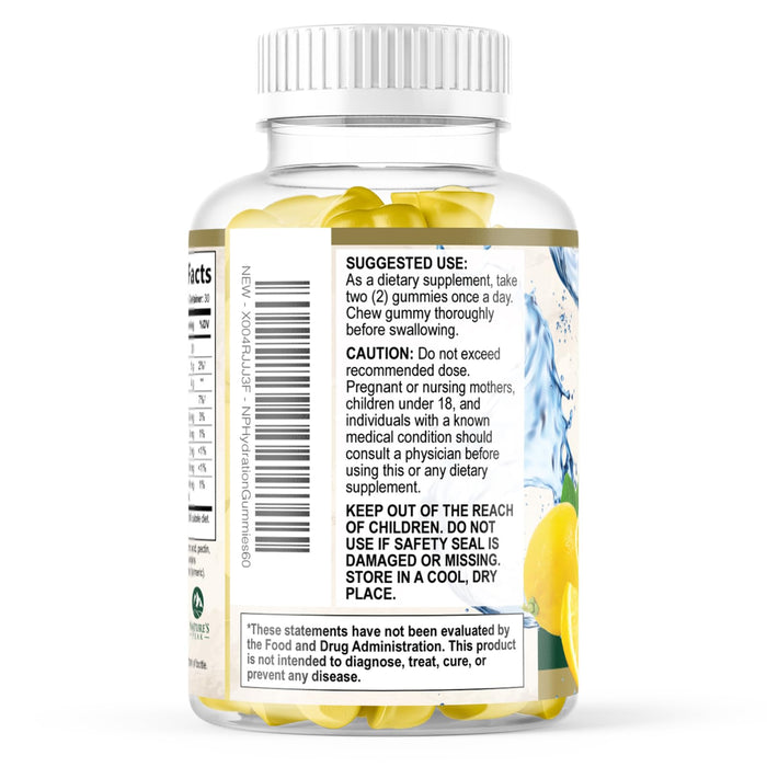 Hydration Electrolyte Gummies – 60 Gummies