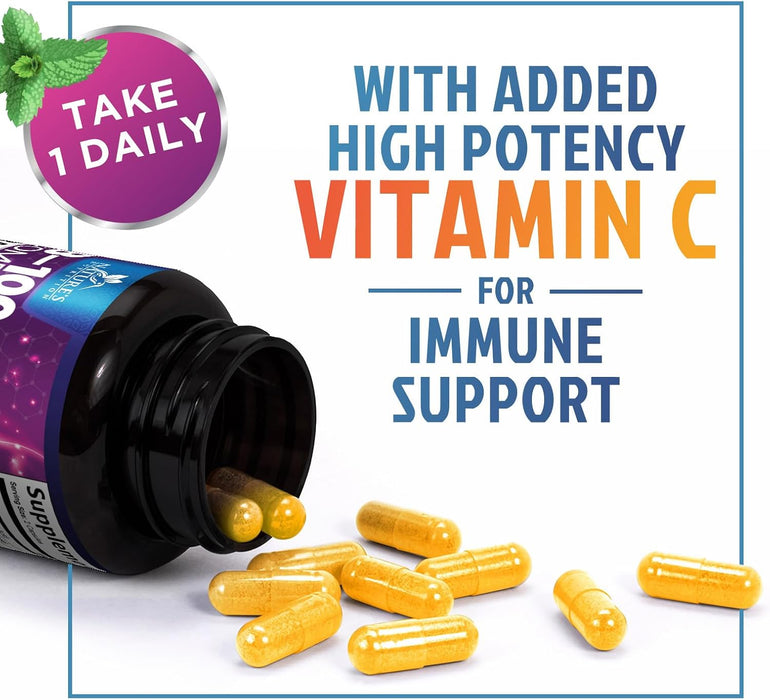 B Complex Vitamins Capsules with Vitamin B6 B12 B100 C Biotin Folate & Folic Acid – 120 Capsules