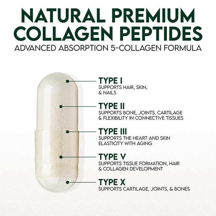 Multi Collagen Peptides 2400 mg – 60 Capsules