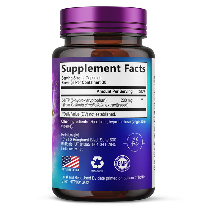 5-HTP 200mg – 60 Capsules