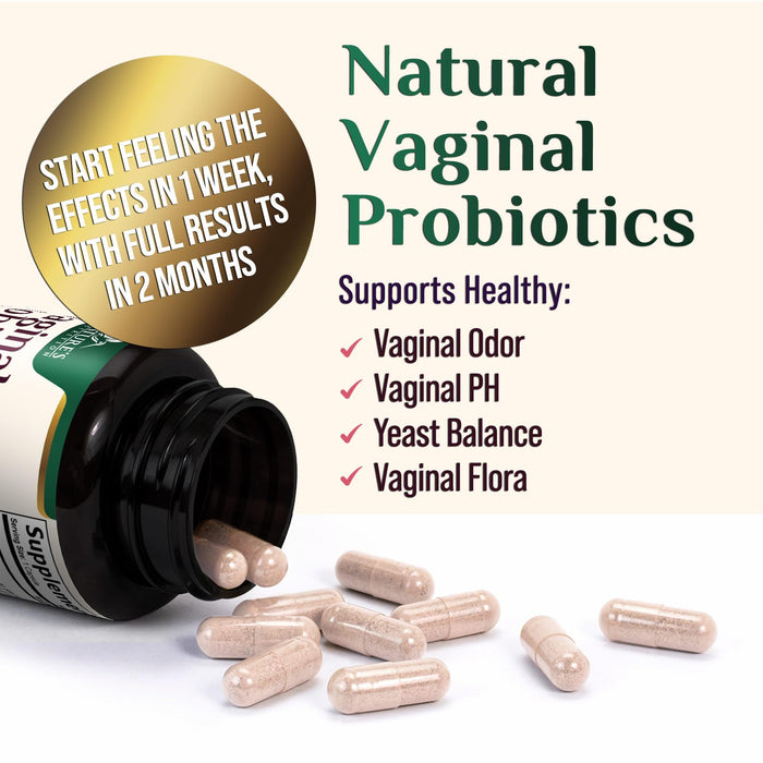 Vaginal Probiotics for Women – 50 Billion CFU – 60 Capsules