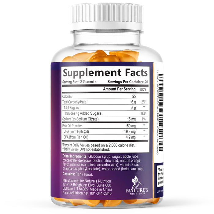 Omega-3 Gummies – 60 Count