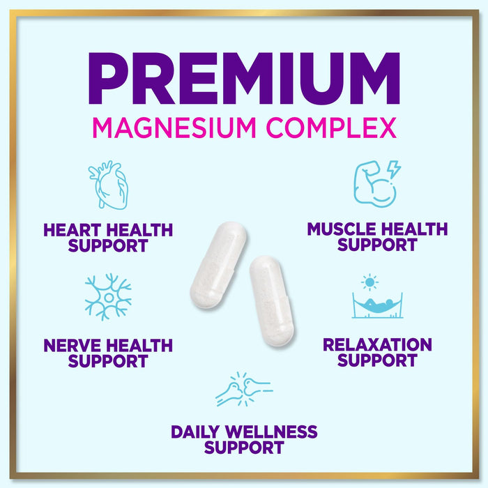 Magnesium Complex 500 mg – 120 Capsules