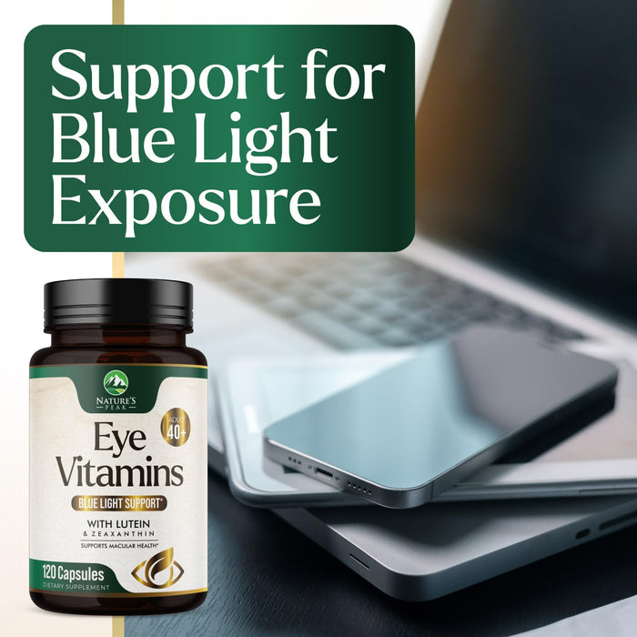 Eye Vitamins with Lutein & Zeaxanthin – 120 Capsules