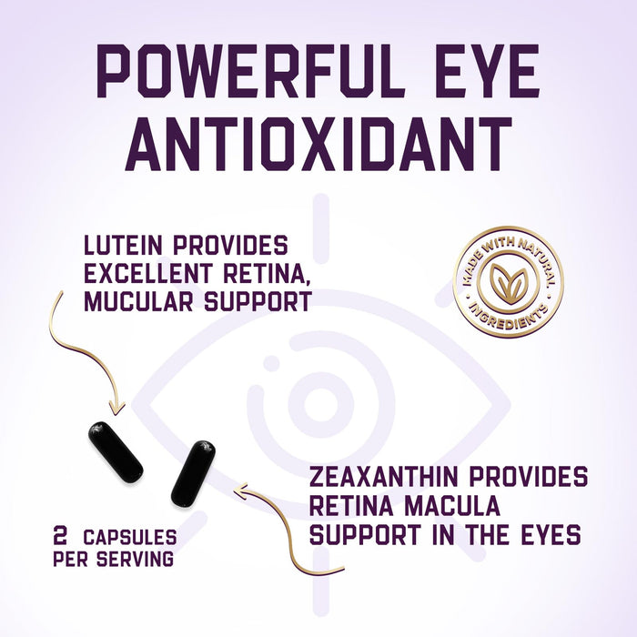 Eye Vitamins with Lutein & Zeaxanthin – 60 Capsules