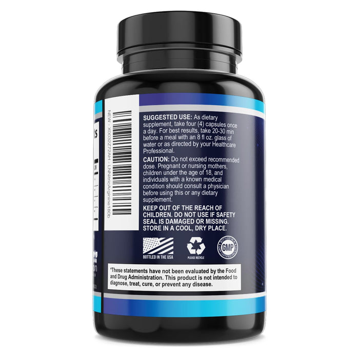 Nitric Oxide Formula with L-Arginine + Citrulline – 180 Capsules